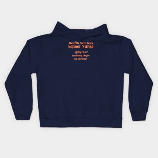 Health Services School Nurse Kids Hoodie